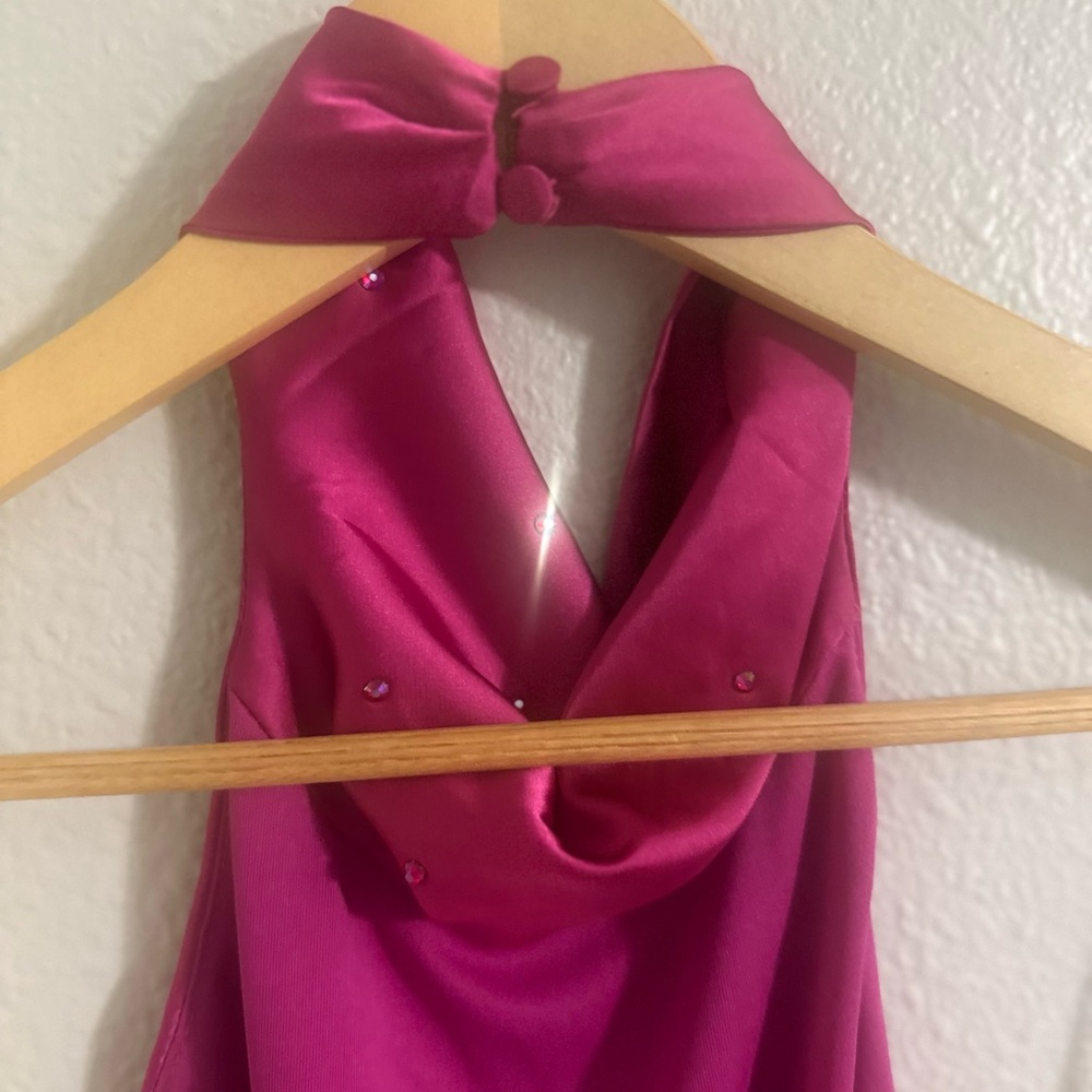DO+BE Fuchsia Asymmetrical Mini Dress - Picture 9 of 13